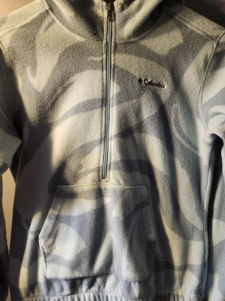 Columbia Juvenil Niñas Talla XL Polar Media Cremallera Sudadera con Capucha con Bolsillo Foto 2 de 4