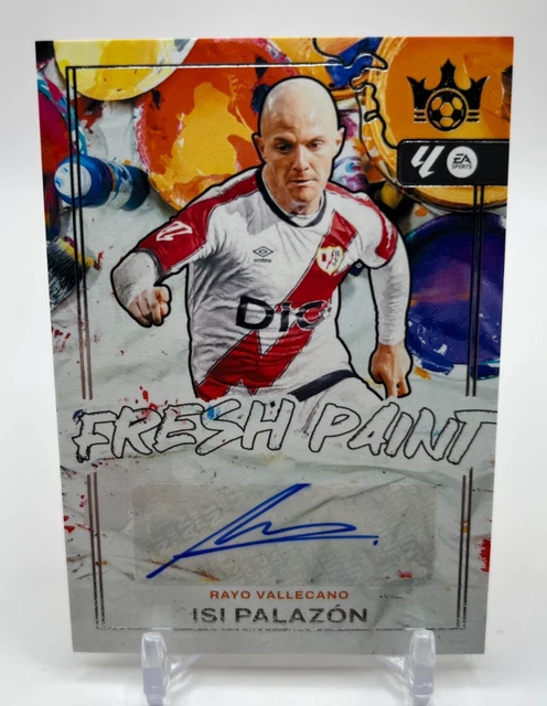 2025-26 Panini Pitch Kings Isi Palazon Fresh Paint Auto #FP-IPA