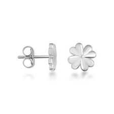 .925 Sterling Silver Lucky Irish 4 Leaf Clove...