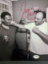 James Gandolfini Sopranos Signed 8x10 Muhammad Ali Photo AUTO PSA