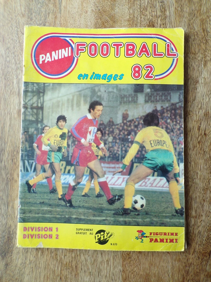 ALBUM PANINI-FOOTBALL 82-INCOMPLET manque 5 image-FRANCE DIVISION 1 & 2-1982 - Photo 1/1