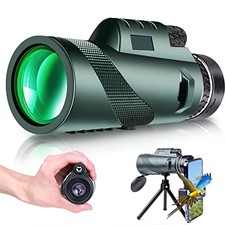 50X60 Monocular Telescope, Monoculars for Adults High Powered, High Power HD