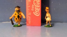 Tinykins Flintstones Fred and Wilma Figurine's Disneykins 1961 Marx Toys