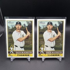 2025 Topps Heritage High Number  #591 Zach McKinstry Detroit Tigers (2) Cards