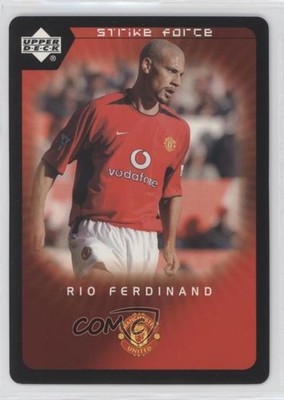2003 Upper Deck Manchester United Strike Force Rio Ferdinand #21 1t8