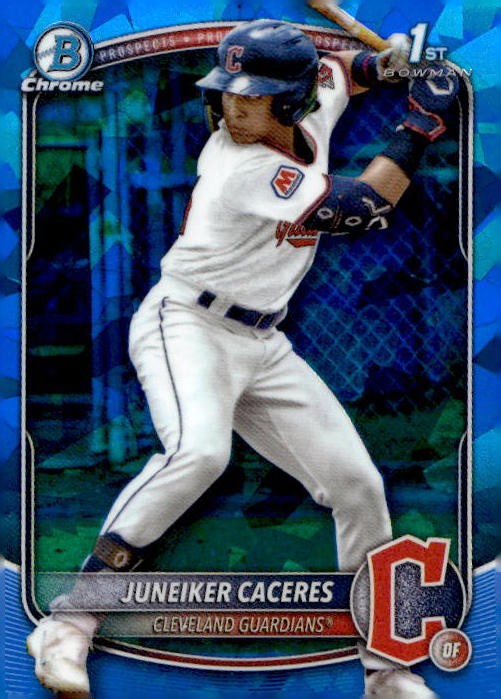 2025 Bowman Chrome Sapphire Edition #BCP-231 Juneiker Caceres Prospects