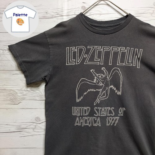 LED ZEPPELIN Red Zeppelin Van T Dark Grey Boro Fade | eBay