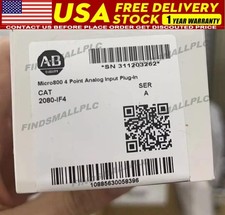 New Sealed Allen-Bradley 2080-IF4 /A Micro800 4 Point Analog Input Plug-in
