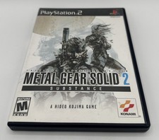 Metal Gear Solid 2 : Substance PlayStation 2 PS2 Complete w/ Manual CIB Tested