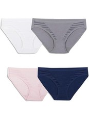 Fruit Of The Loom Women's Breathable Hi Cut Brief 4 Pack Sz XL - No Tags
