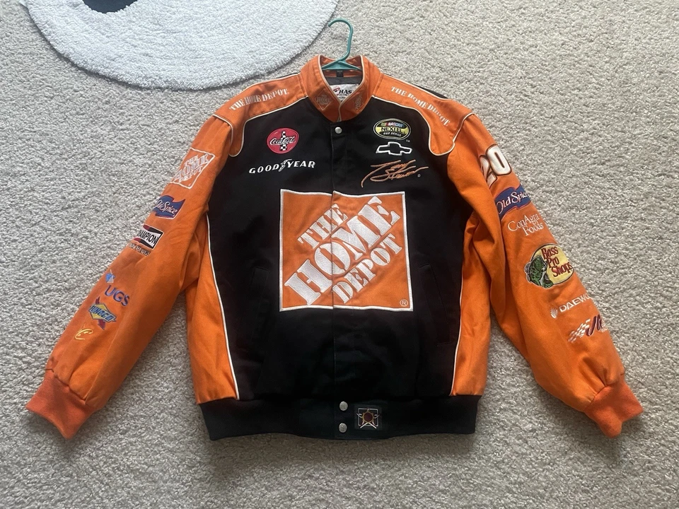 Tony Stewart Home Depot Nascar racing jacket size large - Image 2 of 4