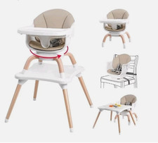 Baby High Chair, 7 in 1 Convertible High Chairs for Babies and Toddlers