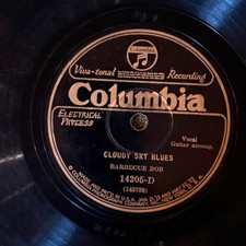 Columbia 14205 D Barbecue Bob BARBECUE BLUES guitar 1927 78 rpm HEAR