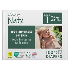 Eco-Friendly Baby Diapers Newborn - 100 Plant-Based Materials on Skin, Extra...