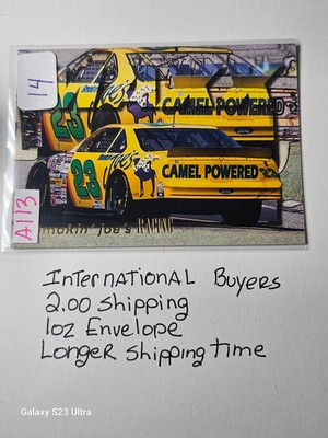 1996 Maxx Smokin Joe Ford #13   Buy Now or Regret Forever Like a Missed Pit Stop