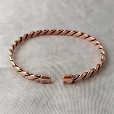 1 Pc Pure Copper Bracelet Bangle, Healing Bangles, Unisex, Dainty Openable