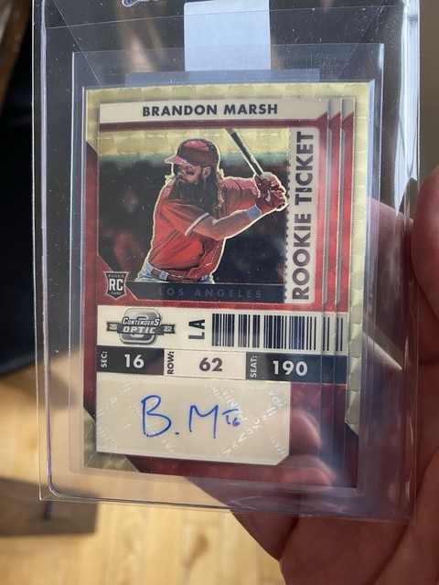 Brandon Marsh 1/1 Superfractor Rookie Auto One Of one Rookie Ticket