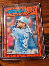 2026 Topps Heritage Kyle Isbel #365 Color of the Year /77 - Kansas City Royals