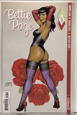 BETTIE PAGE #8A NM Joseph Michael Linsner JML 2017