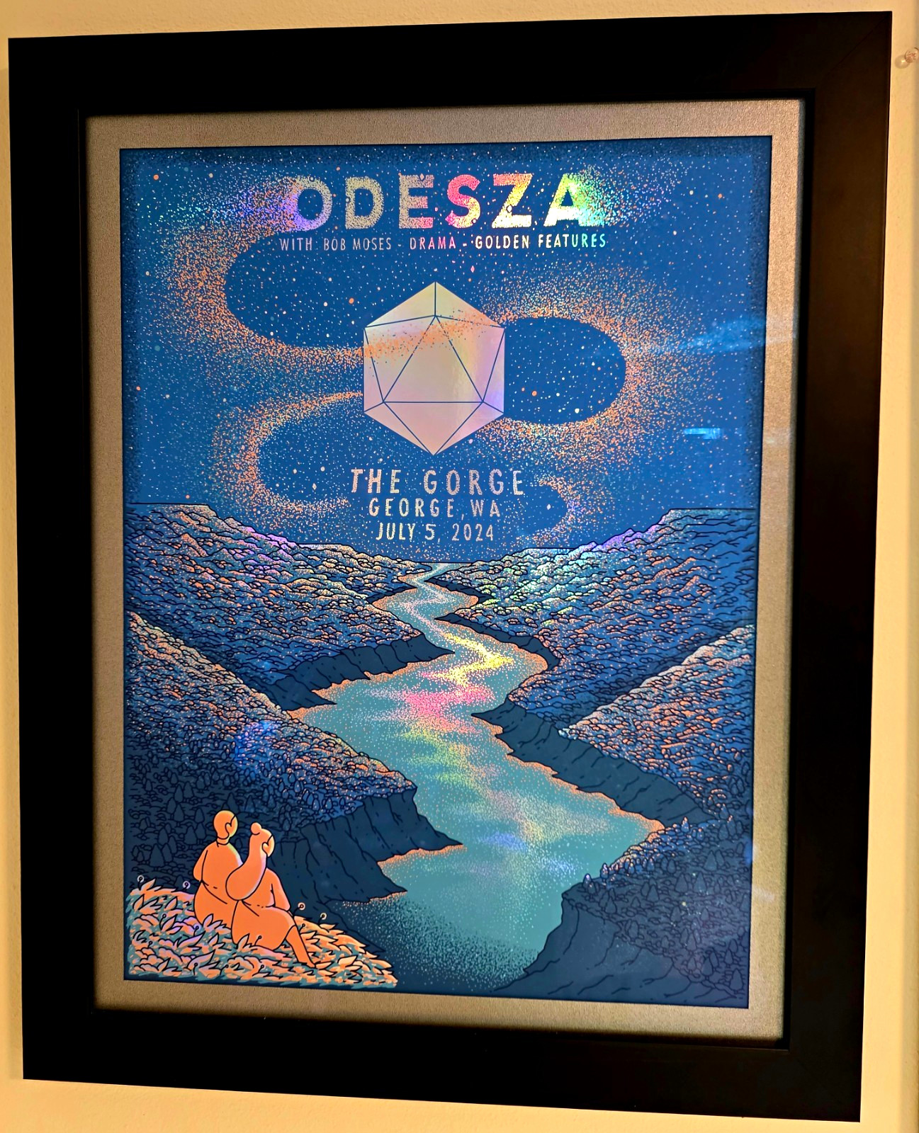 Foil, Odesza At The Gorge, Wa July 5 2024 Limited Edition Numbered Print Washington