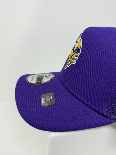 Minnesota Vikings New Era 9 Forty Mens Purple Adjustable A Frame Cap NWT - Picture 3 of 9