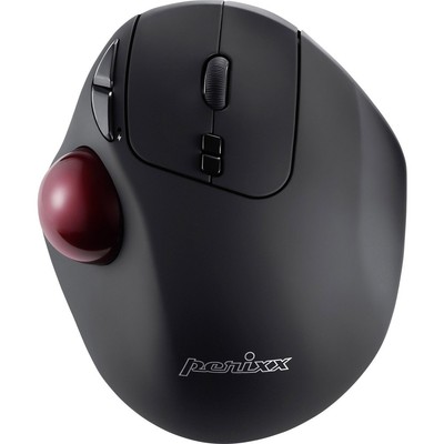 Perixx PERIMICE-717 D  Trackball Funk   Laser Schwarz 7 Tasten 2000 dpi Ergon...