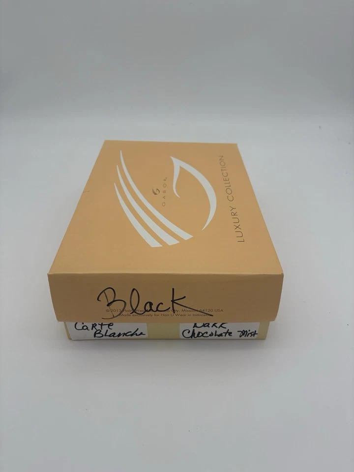 Peluca Gabor CARTE BLANCHE Promedio G4+ Niebla Chocolate Oscuro Mono Top Corta Nueva Foto 2 de 4