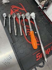 Snap On Joblot Of Ratchets 1/2” 3/8 1/4 X7
