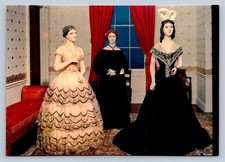 Vintage Dexter Supreme Postcard Featuring 19th Century Presidential Dresses