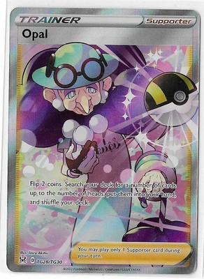 Opal TG28/TG30 Swsh11: Lost Origin Trainer Gallery Holo Full Art Ultra Rare NM