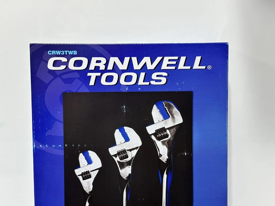 NUEVO Juego de llaves giratorias ajustables de alta resistencia Cornwell Tools CRW3TWB 3 piezas en espuma Foto 2 de 4