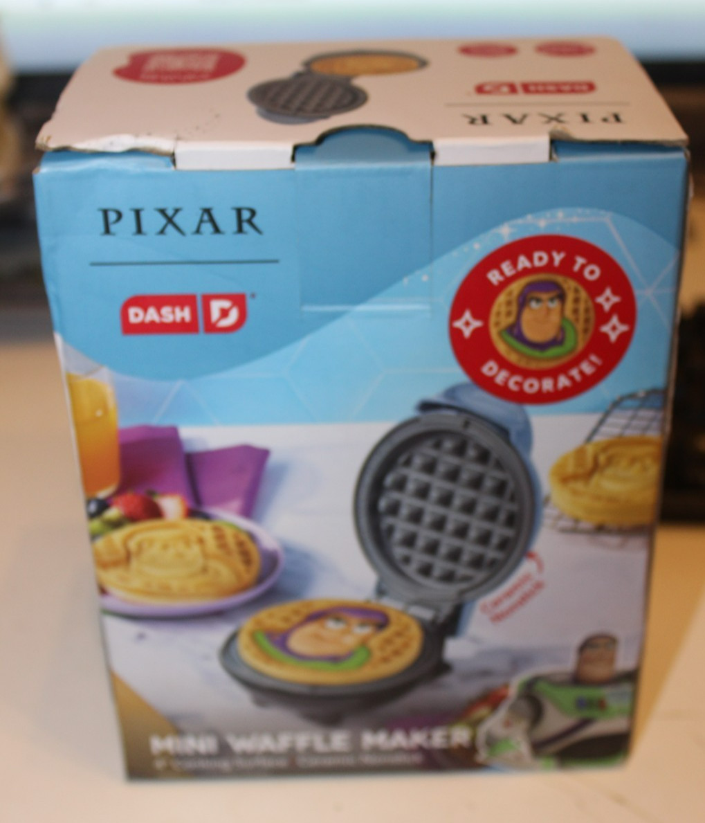 Disney Pixar Toy Story Dash Buzz Lightyear galactic mini Waffle Maker New in box