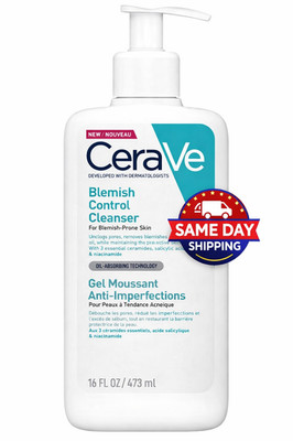 CeraVe Blemish Control Cleanser 2% Salicylic Acid Acne 16 oz / 473 mL
