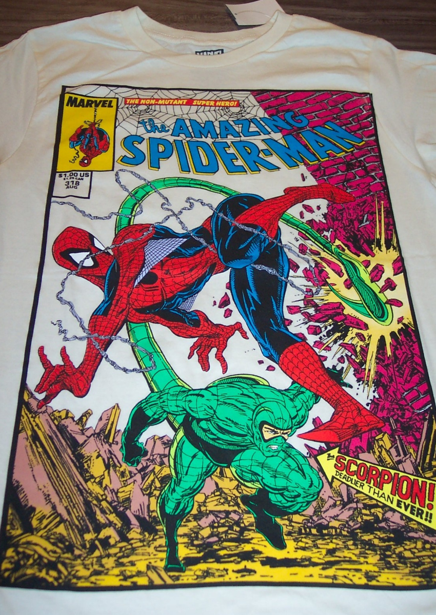 Marvel Comics THE AMAZING SPIDER-MAN #318 Comic T Shirt MENS SMALL
