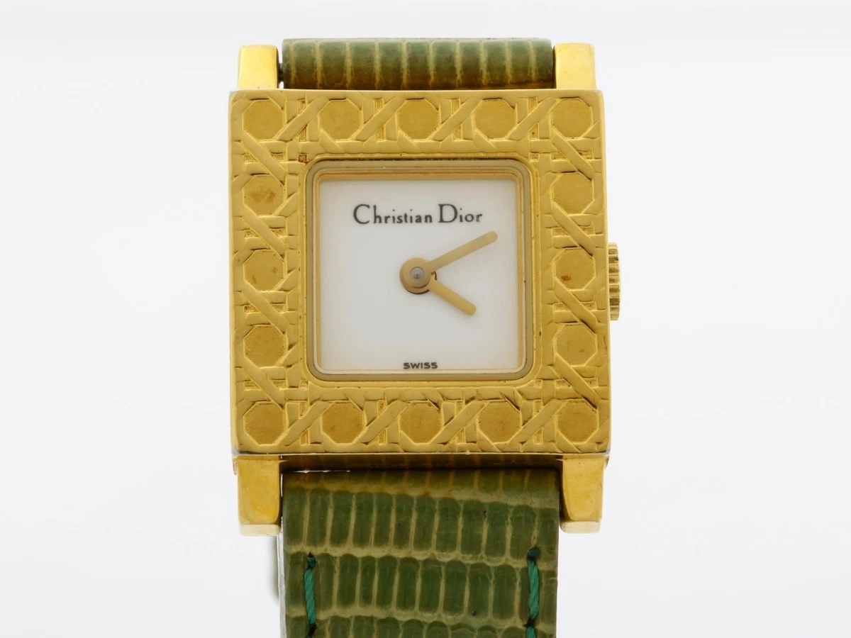 EUC Christian Dior Ladies Watch with Bracelet & new extra strap like new Christian Dior Paris Diorific watch Bracelet Swiss Made  main image 2