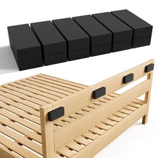 23Pcs EVA Foam Wall Protectors for Bed Couch, Black, 10mm 3mm Thick