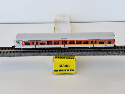 PASSENGER CAR/CAB S-BAHN 2nd CLASS DB ERA IV MINITRIX 13348 (J191)