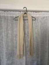 Merona Ivory Winter Scarf Soft Cozy Cold Weather Accessory