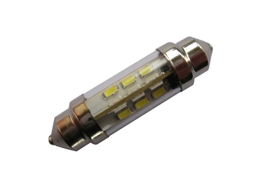 Lampe Birne Bulb LED warm Festoon Soffitte 36 mm 6V DC C5W stop position cabin