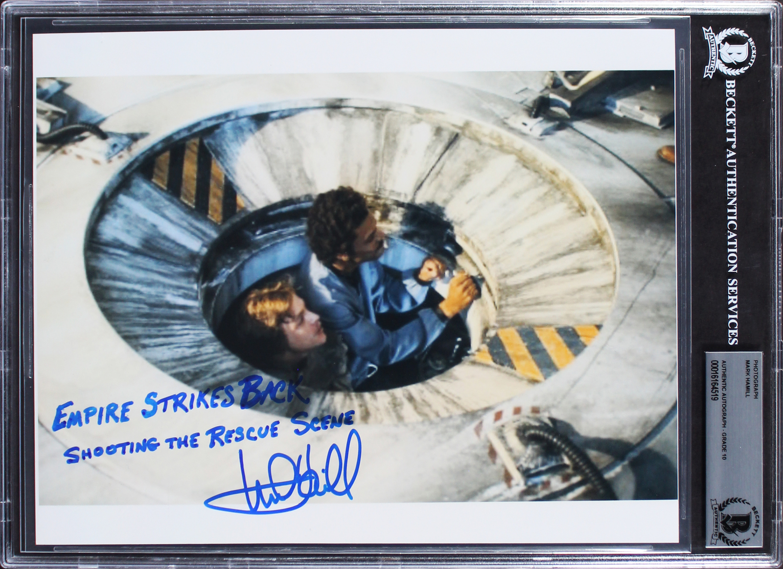 Mark Hamill Autographed Signed Star Wars "The Rescue Scene" 8X10 Photo Auto 10 Beckett Slabbed 