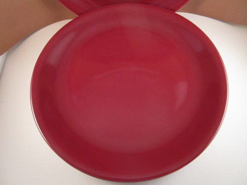 Vintage Vernon Kilns Ware Casual Californa Mahogany Red Brown 4 Dinner Plates B - Picture 3 of 6