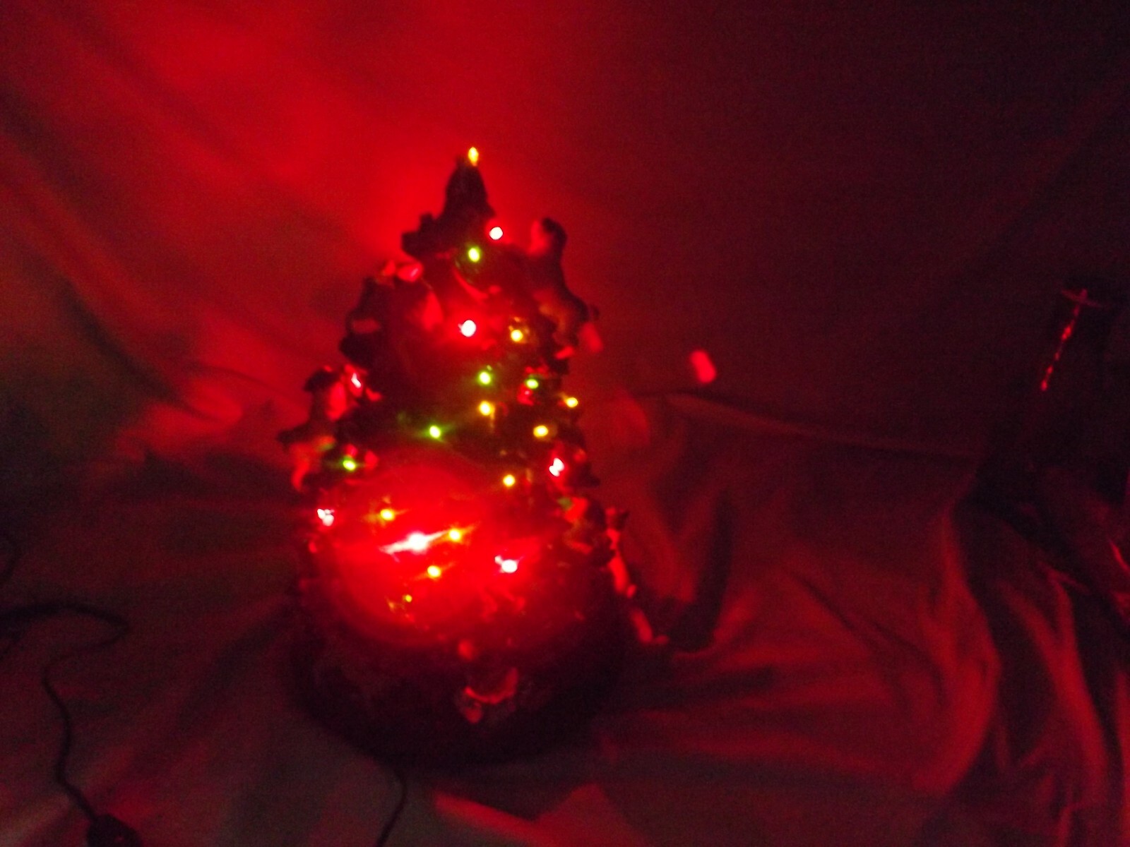 Danbury Mint Pug Christmas Tree Lighted Figure Missing Star Read eBay