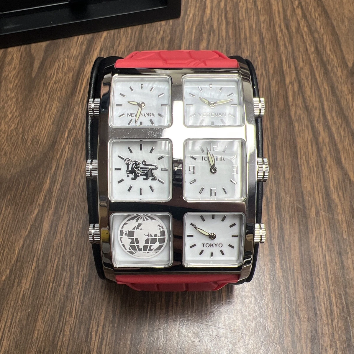 ICE LINK generation 4 time zone white Dial Quartz Men's Watch_731470