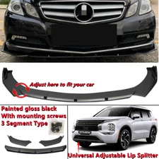 Add-on Universal Front Bumper Spoiler Splitter Fit For Mitsubishi Outlander 2022