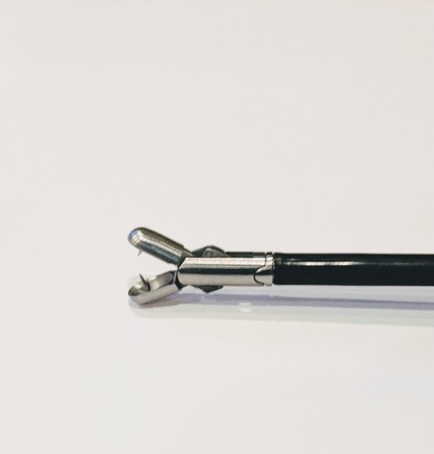 Pilling 5 mm x 32 cm monopolare laparoskopische Drehzange mit 2 Zahnspitzen - Bild 6 von 9