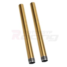 Gold Fork Leg Inner Tube Pair For BMW S1000RR K46 2008-2018 S1000R 14-21 522mm