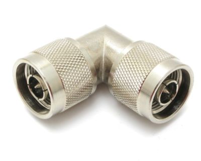 Right Angle 90 Degree Coaxial Connector, Type N, Male-Male 