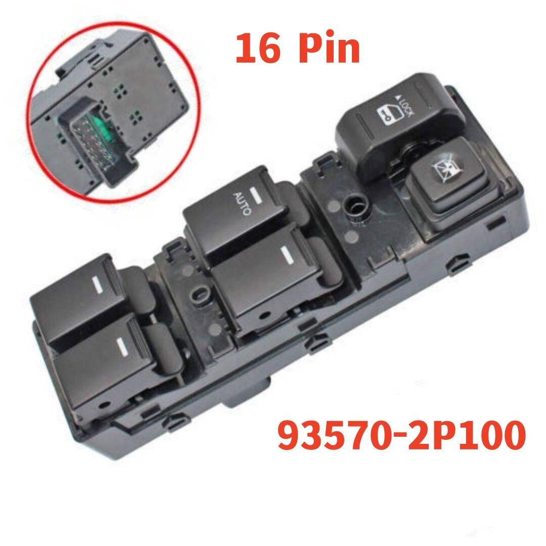 935702P100 Front Master Power Window Door Switch For 20102014 KIA