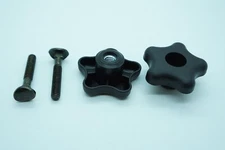 GENUINE OEM TORO PART # 117-5976 & 92-2260 HANDLE KNOB & BOLT  (SET OF 2)