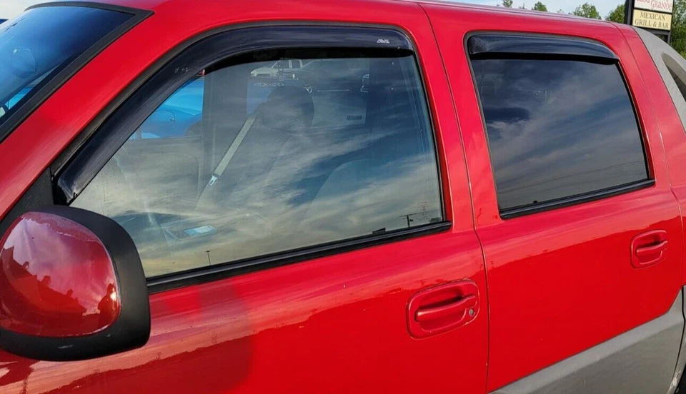 Protetores de chuva de fumaça AVS 3M montagem no canal para 99-06 Chevy Silverado Crew Cab NBS - Imagem 2 de 4